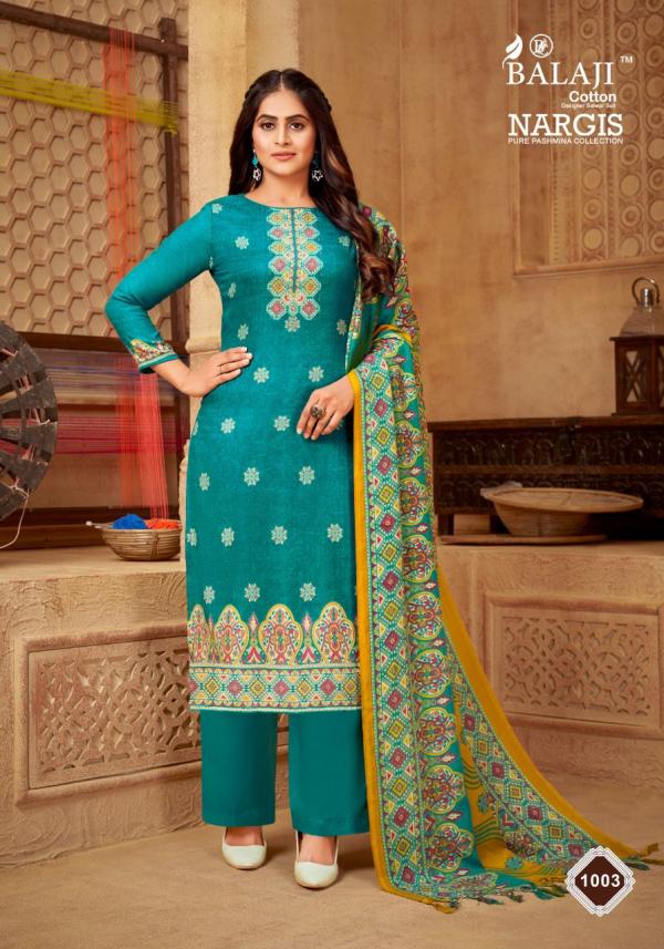 Balaji Nargis Pashmina Designer Exclusive Dress Material